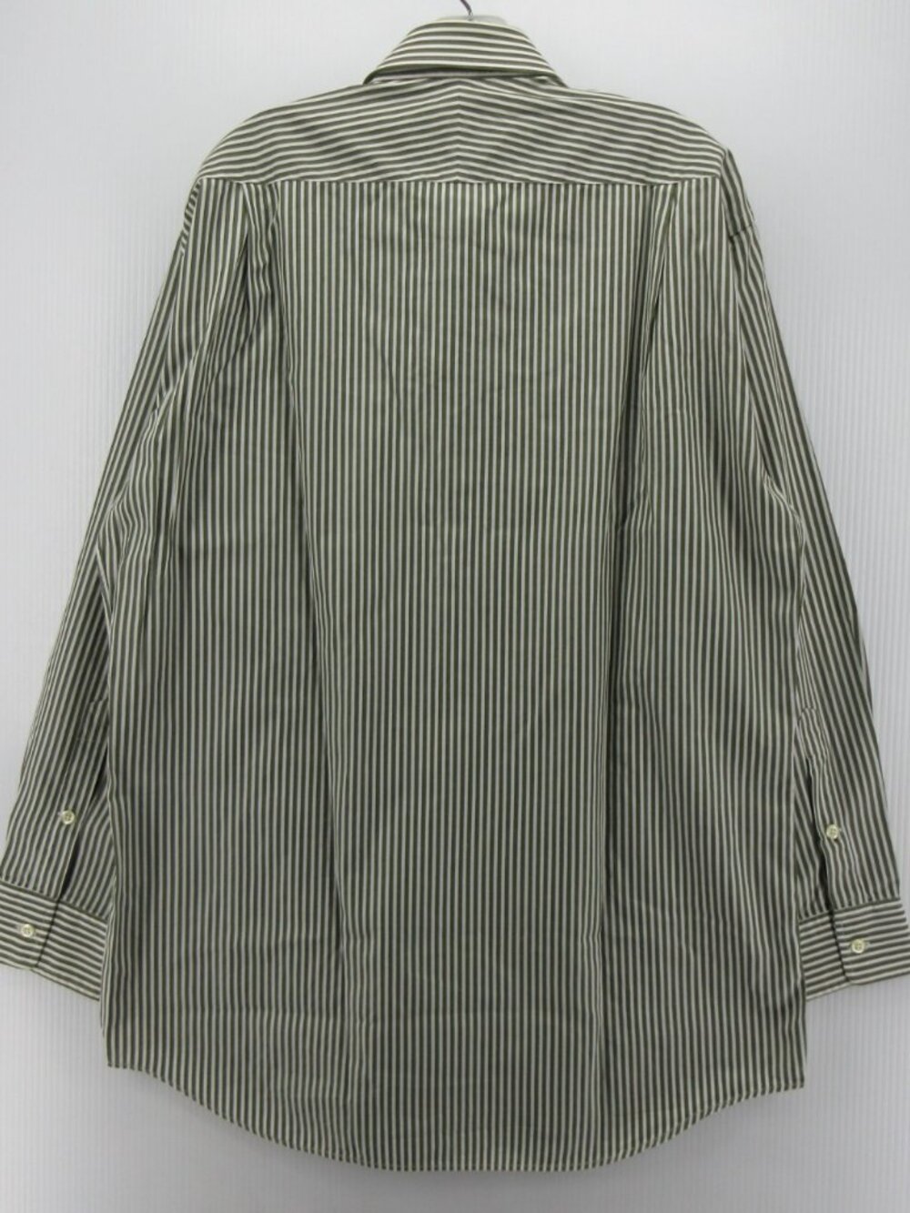 Hickey Freeman Shirt 16 Button Up Dress Shirt Striped Classic Large * - Picture 8 of 12